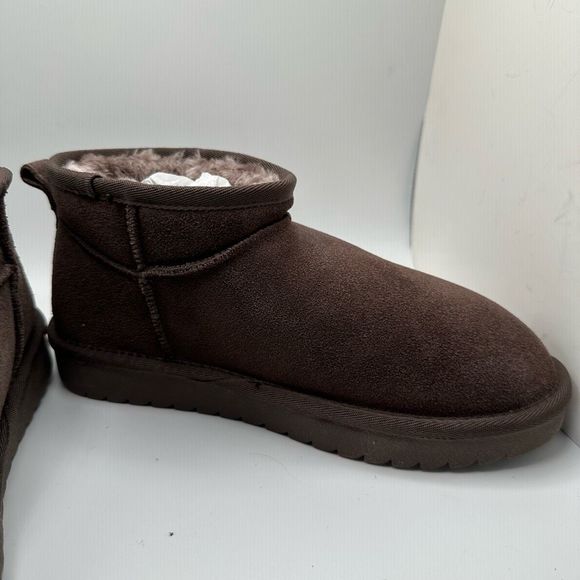 CUSHIONAIRE Women's pull on boot 7 BROWN - Picture 6 of 7